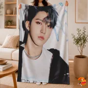 Плед с принтом k-pop Stray Kids