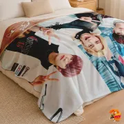 Плед с принтом k-pop Stray Kids