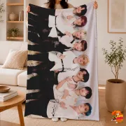Плед с принтом k-pop Stray Kids