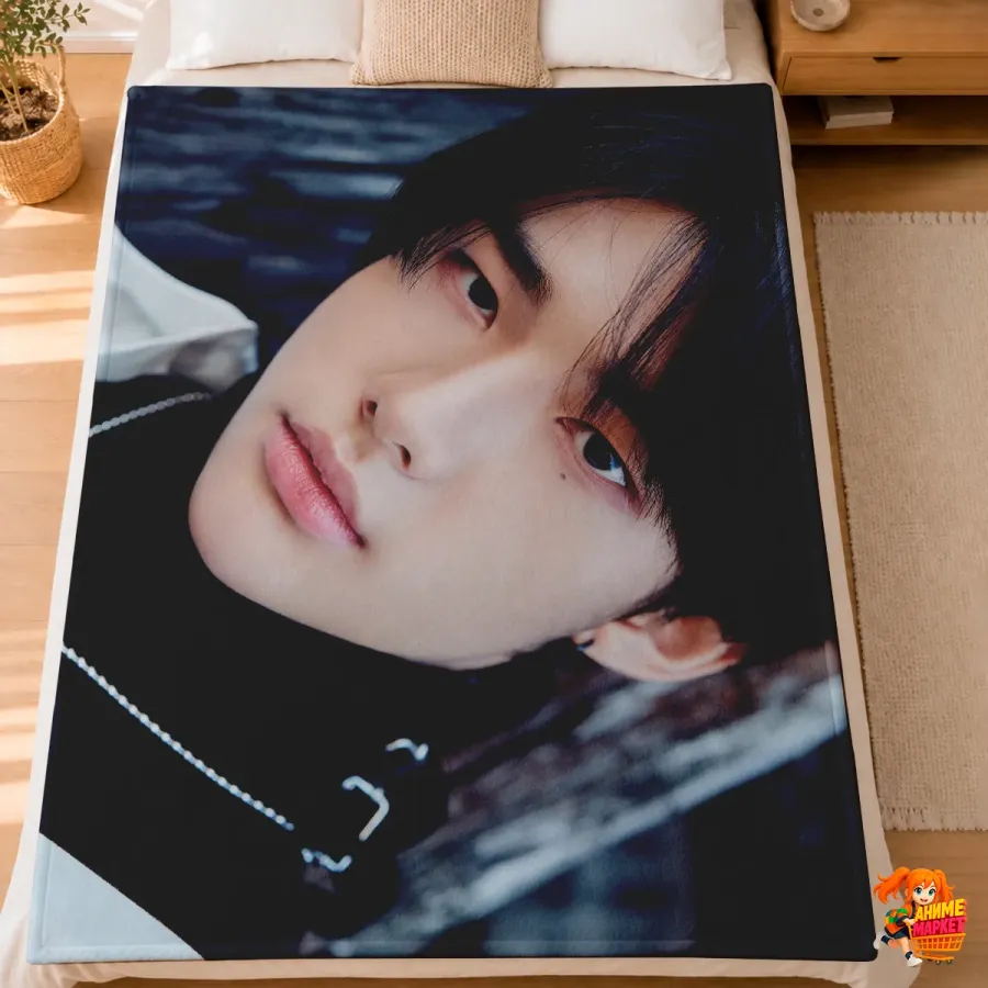 Плед с принтом k-pop Stray Kids