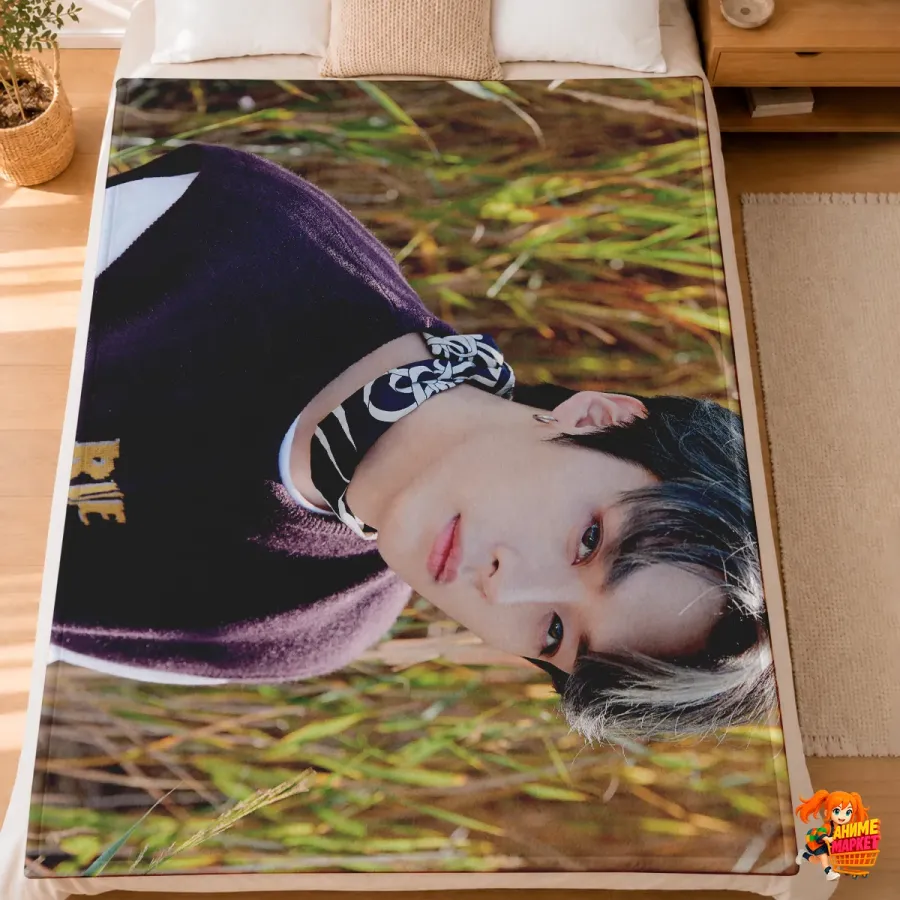 Плед с принтом k-pop Stray Kids