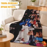 Плед с принтом k-pop Stray Kids