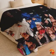 Плед с принтом k-pop Stray Kids