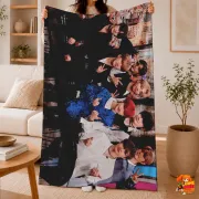 Плед с принтом k-pop Stray Kids