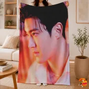 Плед с принтом k-pop Super Junior