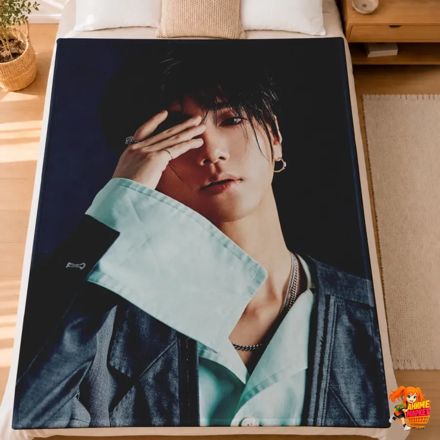 Плед с принтом k-pop Super Junior