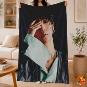 Плед с принтом k-pop Super Junior