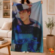Плед с принтом k-pop Super Junior