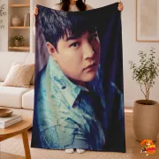 Плед с принтом k-pop Super Junior