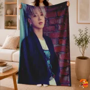 Плед с принтом k-pop Super Junior