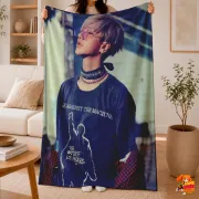 Плед с принтом k-pop Super Junior