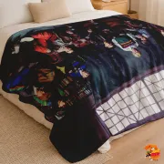 Плед с принтом k-pop Super Junior