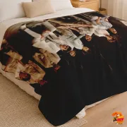 Плед с принтом k-pop Super Junior