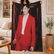 Плед с принтом k-pop Super Junior