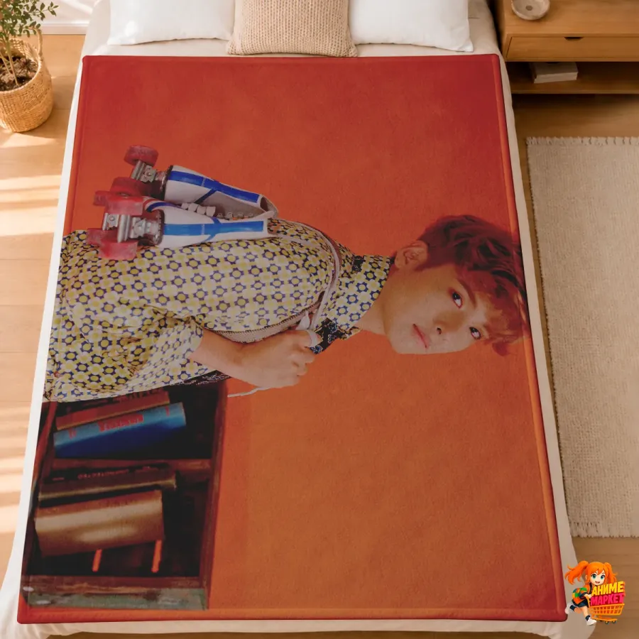 Плед с принтом k-pop Super Junior