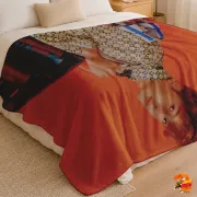 Плед с принтом k-pop Super Junior