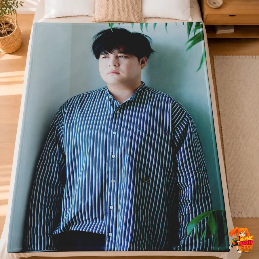 Плед с принтом k-pop Super Junior