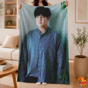 Плед с принтом k-pop Super Junior