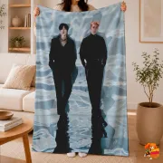 Плед с принтом k-pop Super Junior