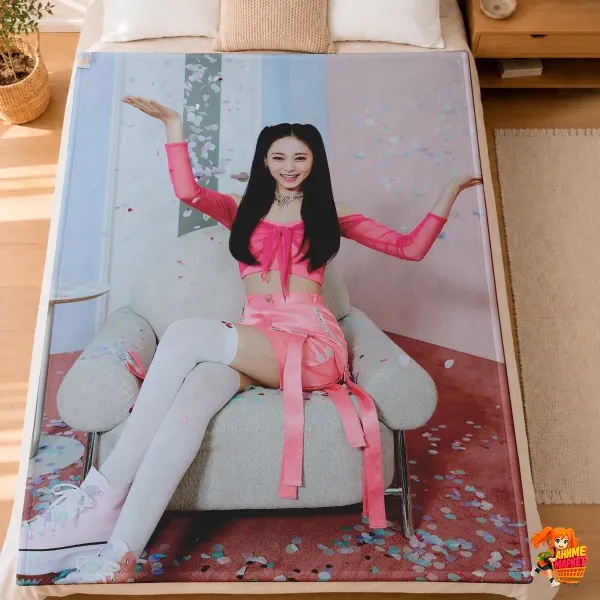 Плед с принтом k-pop TWICE Плед с принтом k-pop TWICE