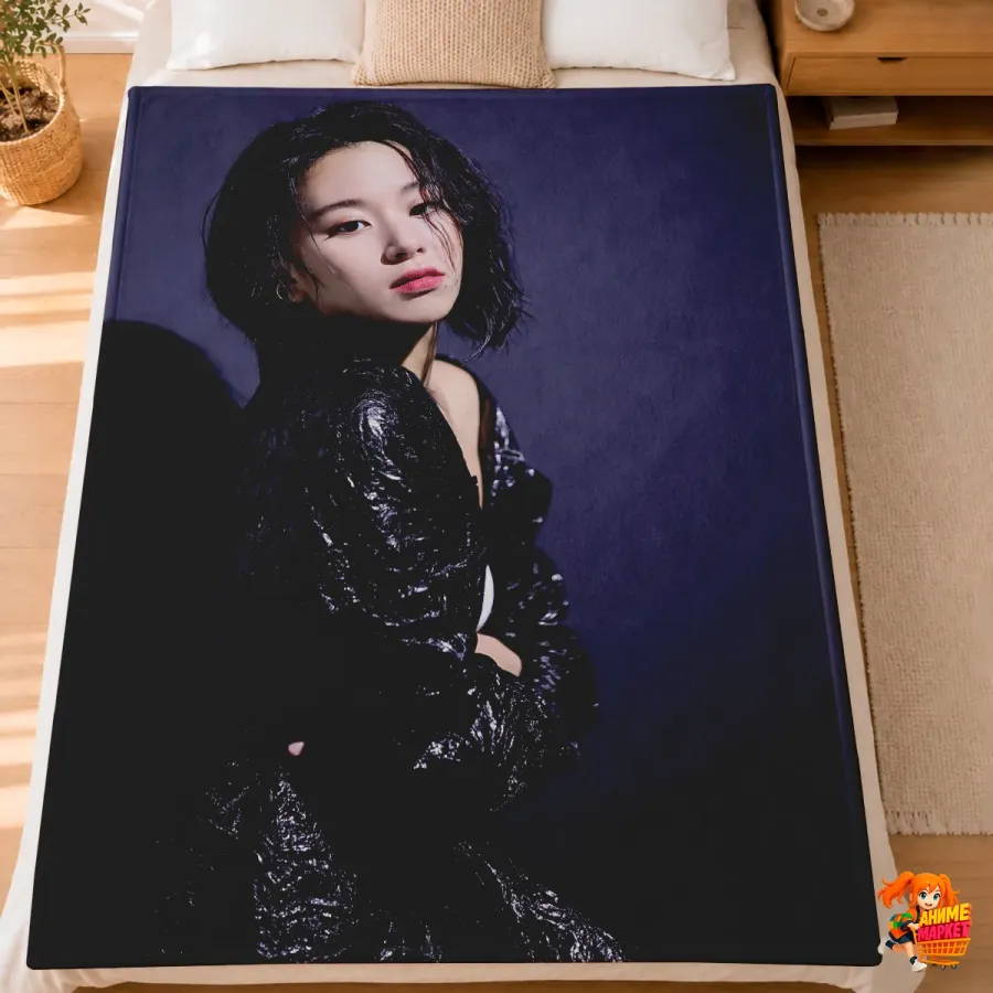 Плед с принтом k-pop TWICE