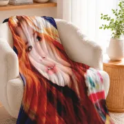 Плед с принтом k-pop TWICE