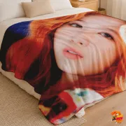 Плед с принтом k-pop TWICE