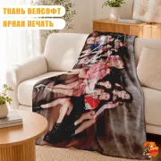 Плед с принтом k-pop TWICE