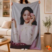 Плед с принтом k-pop TWICE