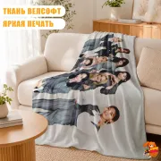 Плед с принтом k-pop TWICE