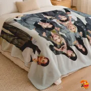 Плед с принтом k-pop TWICE