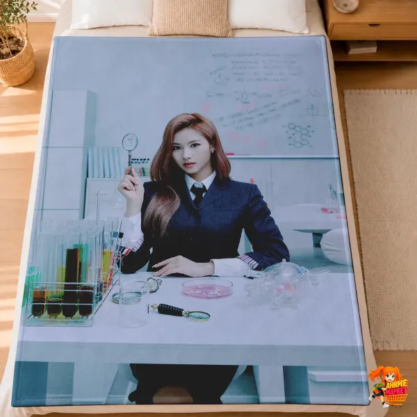 Плед с принтом k-pop TWICE Плед с принтом k-pop TWICE