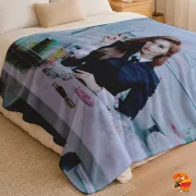 Плед с принтом k-pop TWICE