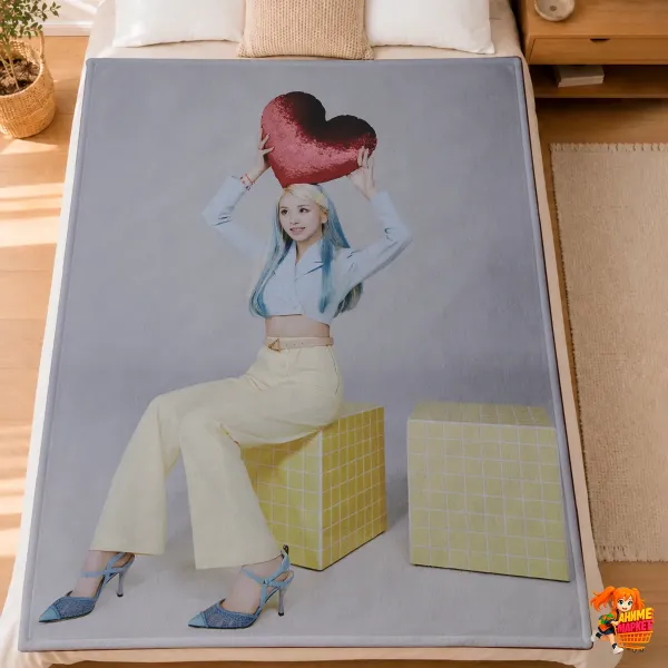 Плед с принтом k-pop TWICE Плед с принтом k-pop TWICE