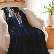 Плед с принтом k-pop TXT