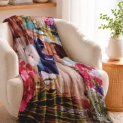 Плед с принтом k-pop TXT