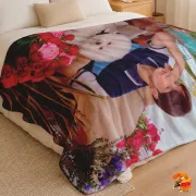 Плед с принтом k-pop TXT