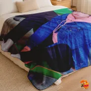 Плед с принтом k-pop TXT
