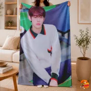 Плед с принтом k-pop TXT