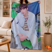 Плед с принтом k-pop TXT