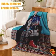 Плед с принтом k-pop TXT