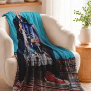 Плед с принтом k-pop TXT