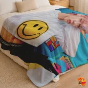 Плед с принтом k-pop TXT
