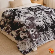 Плед с принтом ахегао