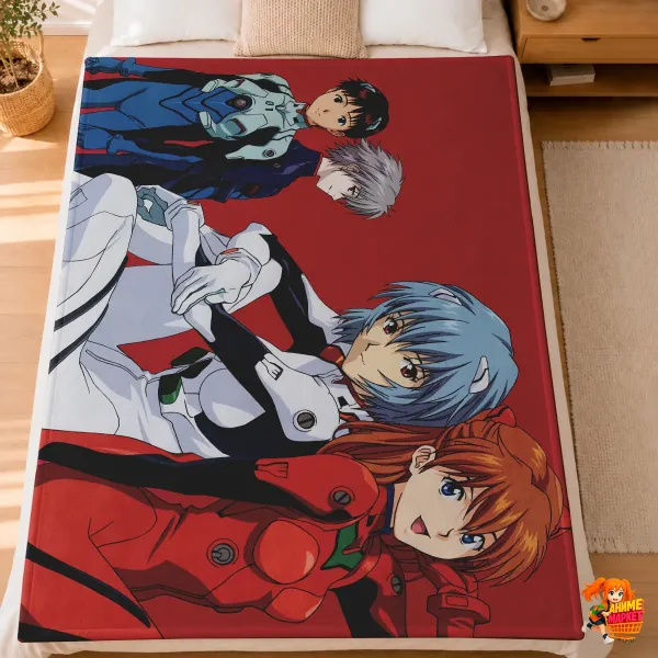 Плед с принтом Evangelion Евангелион Плед с принтом Evangelion Евангелион