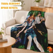 Плед с принтом Evangelion Евангелион