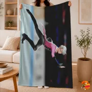 Плед с принтом Юри на льду
