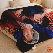 Плед с принтом Юри на льду
