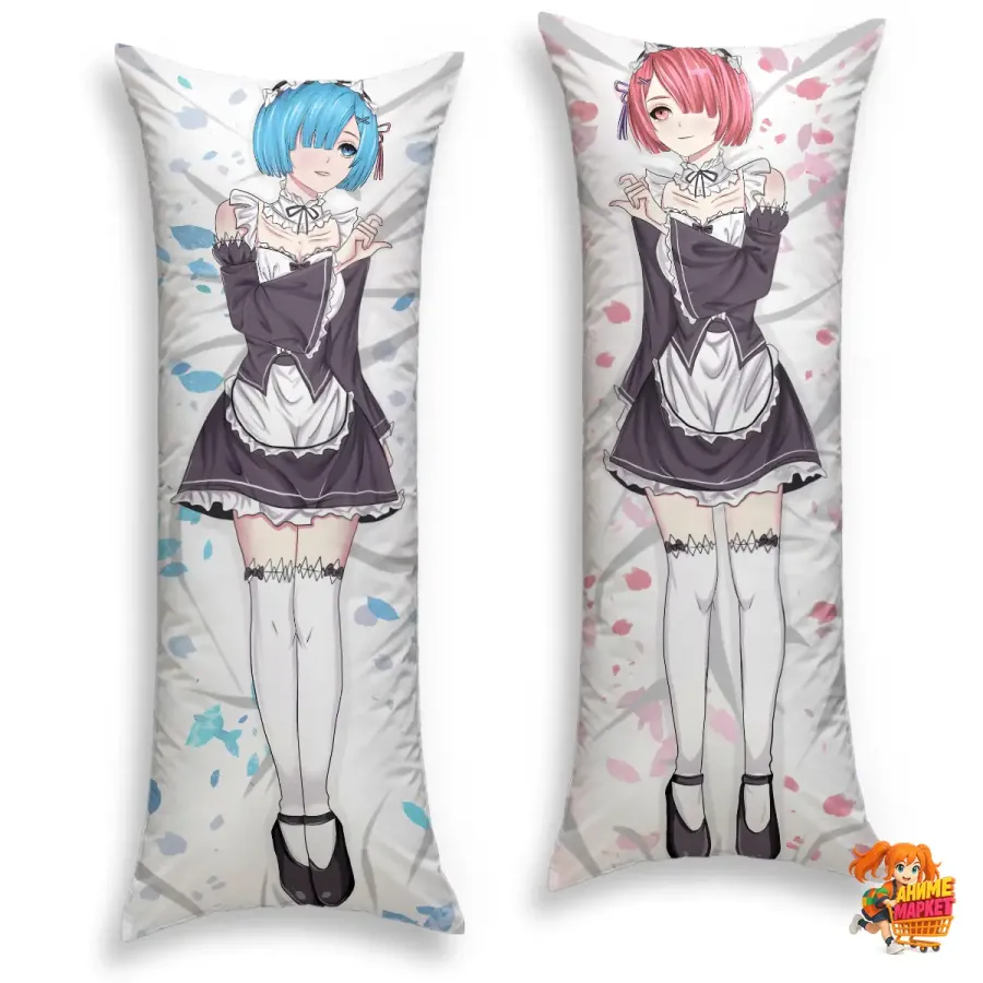 Дакимакура ReZero Рам и Рем