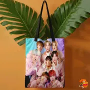 Сумка-шоппер с принтом k-pop Ateez